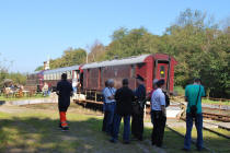 DSB Museumstog i Lunderskeov 1. okt. 2011 m Mx 1001 (foto:KLK v Holger Cordtz)